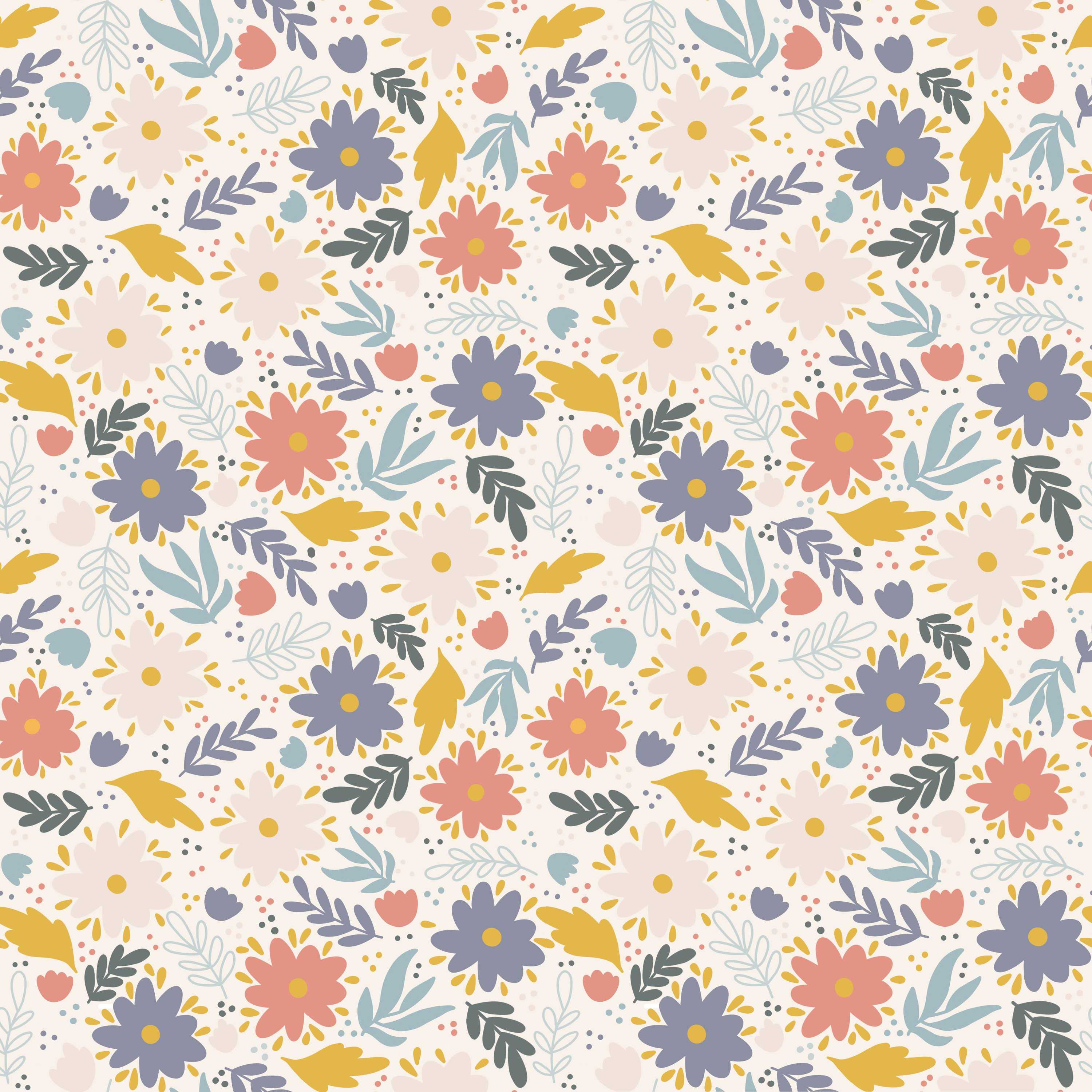 Image of Fleurs colorées